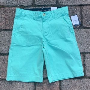 Crown & Ivy Boys Mint Knaki Shorts